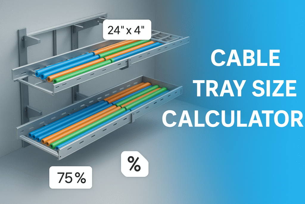 Cable Tray Size Calculator