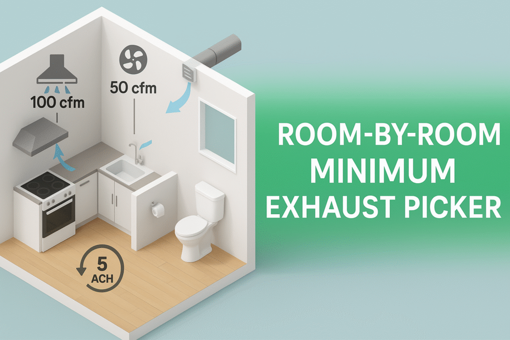 Room-by-Room Minimum Exhaust