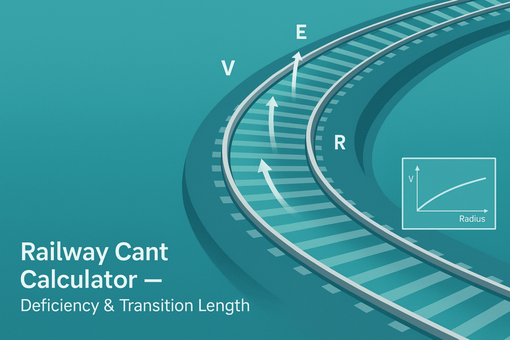 Railway Cant Calculator